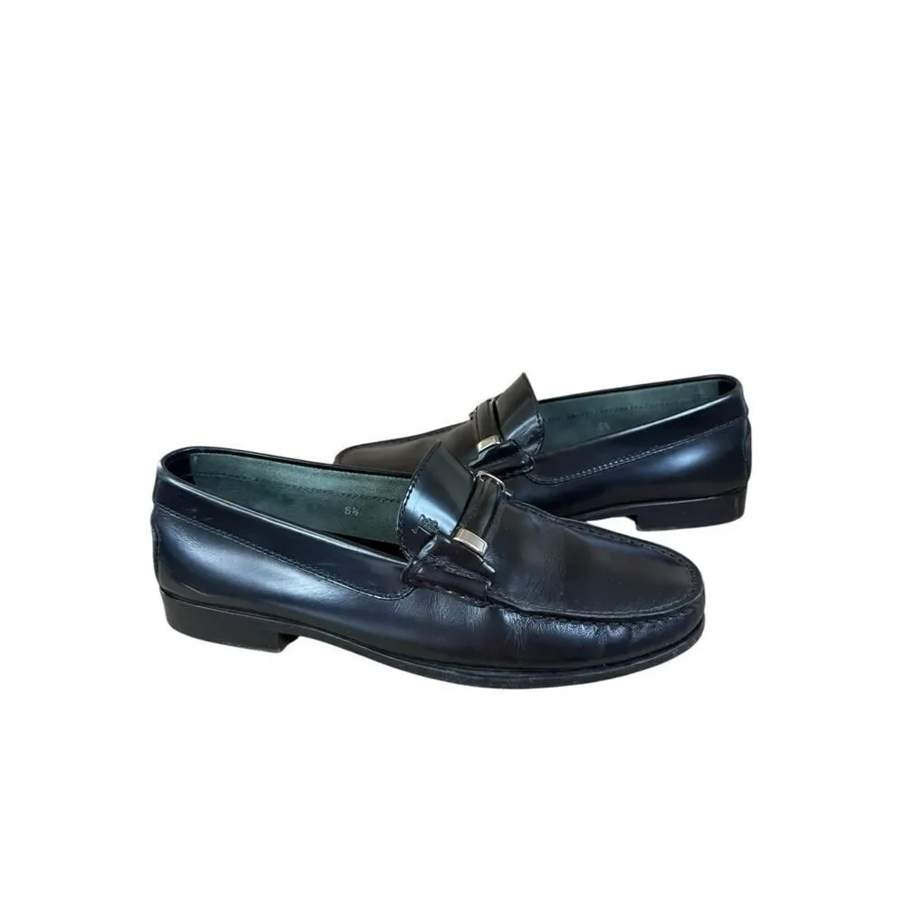 Tod’s Black Leather Bit Loafers Size 6.5 | Classic Italian Slip-On Shoes